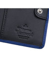 Women's ORB Logo Bicycle Wallet Blue - VIVIENNE WESTWOOD - BALAAN.