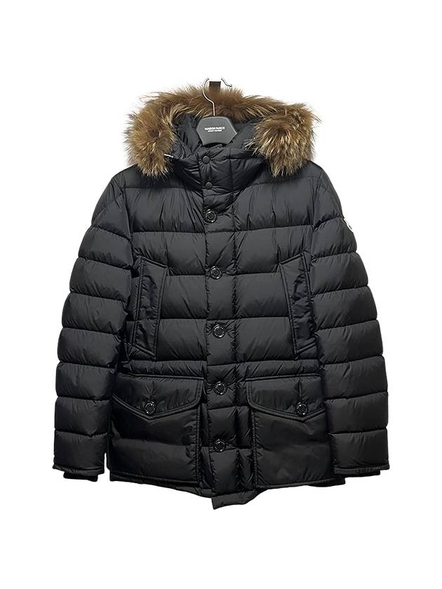 Cluny Hooded Fur Padding Black - MONCLER - BALAAN 2