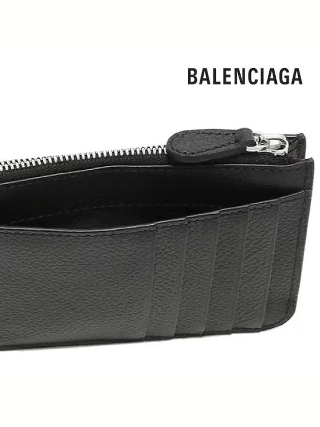 Cash Large Long Coin Card Wallet Black - BALENCIAGA - BALAAN 5