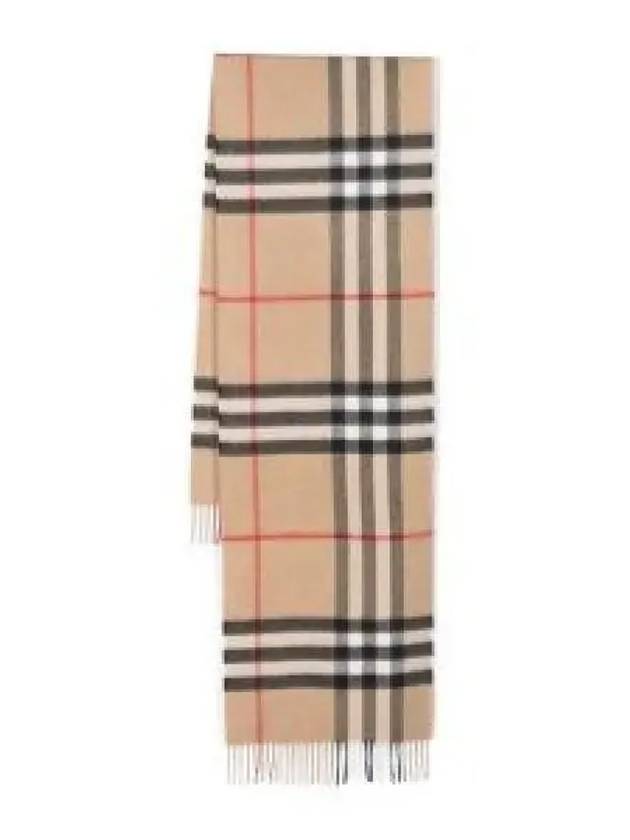 Vintage Check Cashmere Muffler Beige - BURBERRY - BALAAN 2