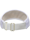 Golf Ice Cool Functional White Beige Back Banding Visor DO9222AC70-1 - DOYOUKNOWMC GOLF WEAR - BALAAN 4