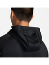 Men's Therma-Fit Pullover Fitness Hoodie Black - NIKE - BALAAN 2