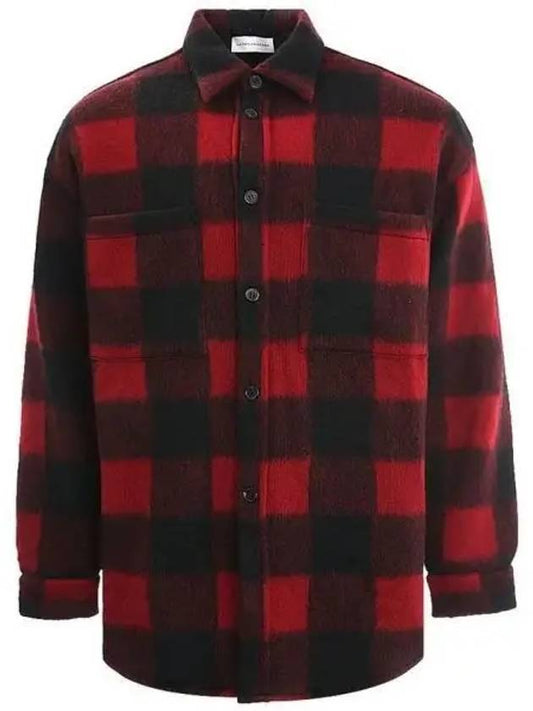 Check print red shirt jacket 271583 - FAITH CONNEXION - BALAAN 1