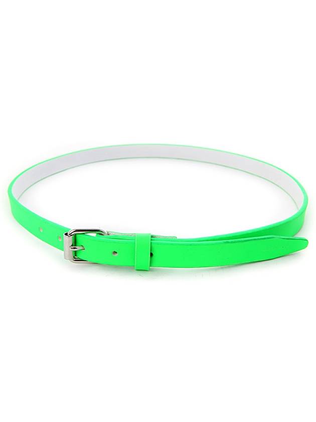 Buckle Leather Belt Green - DSQUARED2 - BALAAN 9