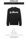 Moritz Embroidered Logo Sweatshirt Black - MONCLER - BALAAN 3