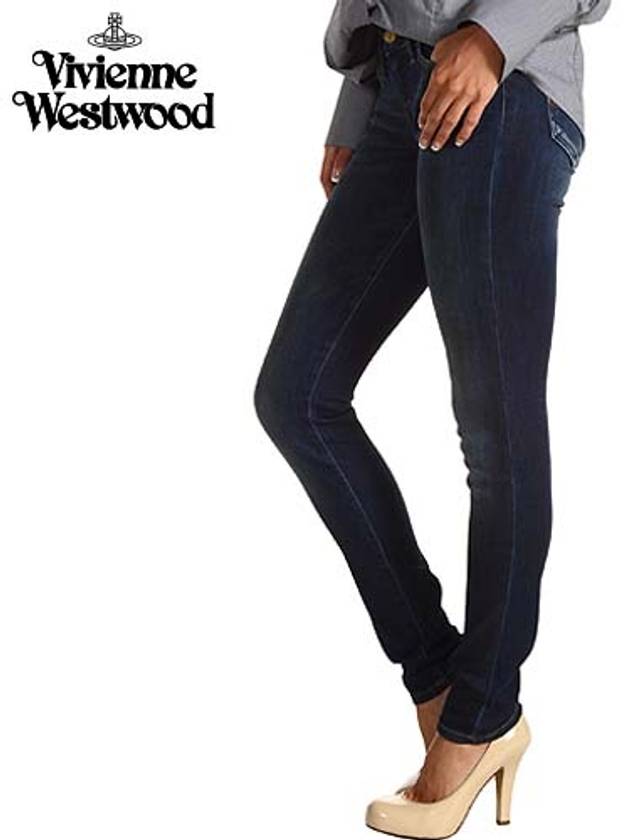 LEE collaboration women's denim Anglomania Monroe Jegging blue Jean - VIVIENNE WESTWOOD - BALAAN 3