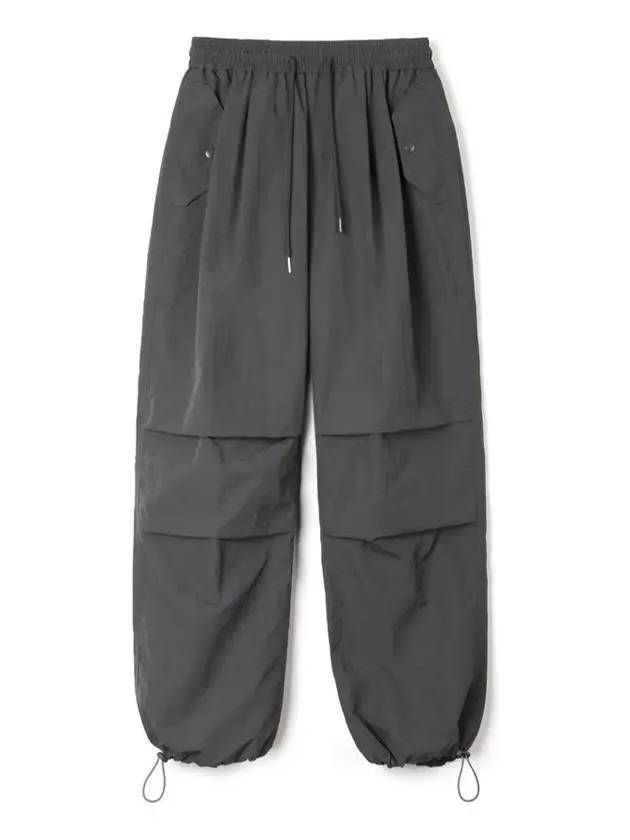 Tasran two-tuck pocket parachute pants_Charcoal - INDUST - BALAAN 7