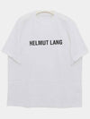 Core Logo Print Classic Short Sleeve T-Shirt White - HELMUT LANG - BALAAN 4