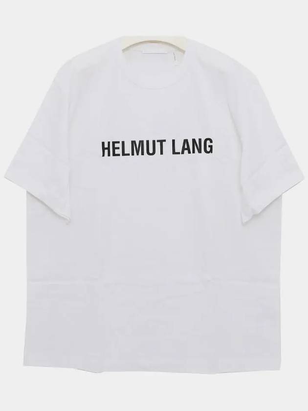 Core Logo Print Classic Short Sleeve T-Shirt White - HELMUT LANG - BALAAN 4