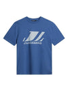 Parcy Logo Short Sleeve T-Shirt Bijou Blue - J.LINDEBERG - BALAAN 1