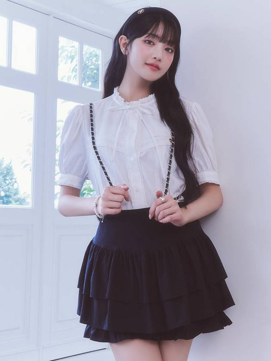 ANC FRENCH FRILL BLOUSE WHITE - ANOETIC - BALAAN 2