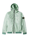 Wappen Patch Nylon Crinklips Hooded Jacket Sage - STONE ISLAND - BALAAN 2