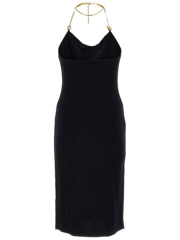 24 ss Viscose Midi Dress WITH Chain Detail 773543V3O301000 B0650991129 - BOTTEGA VENETA - BALAAN 3