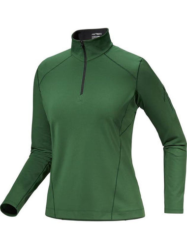 Rho Half-Zip Neck Long Sleeve T-Shirt Eden - ARC'TERYX - BALAAN 1