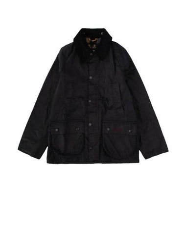 Kids Bedale Wax Jacket Navy - BARBOUR - BALAAN 1