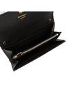 Gancini Chain Long Wallet Black - SALVATORE FERRAGAMO - BALAAN 6