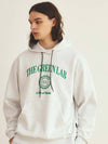 Varsity Graphic Hoodie White Melange Grey - THE GREEN LAB - BALAAN 3