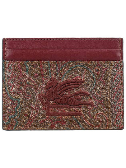 Paisley Card Wallet Brown - ETRO - BALAAN 2