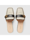 Double G Slide Sandals White - GUCCI - BALAAN 1