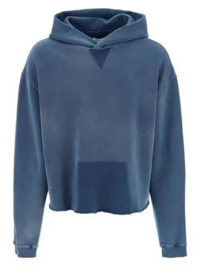 Organic Cotton Logo Hoodie Blue - MAISON MARGIELA - BALAAN 2