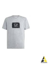 30/1 Jersey Label Style Logo Short Sleeve T-Shirt Grey - CP COMPANY - BALAAN 2