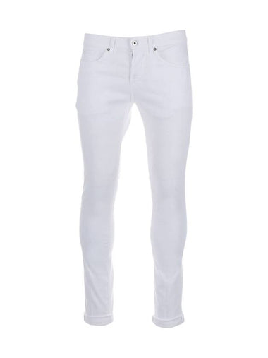 Men's Denim Jeans White - DONDUP - BALAAN 1