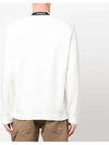 Diagonal Raised Fleece Sweatshirt White - CP COMPANY - BALAAN 5