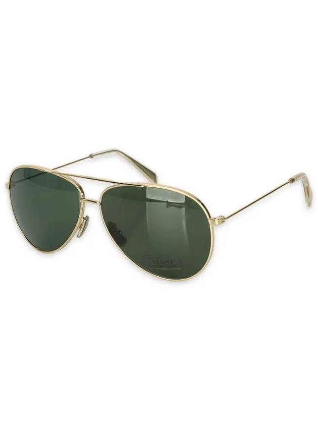 Eyewear Aviator Metal Sunglasses Green - CELINE - BALAAN 2