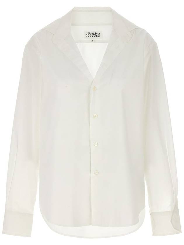 Cotton Long Sleeve Shirt White - MAISON MARGIELA - BALAAN 2