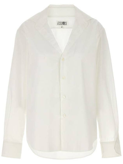 Cotton Long Sleeve Shirt White - MAISON MARGIELA - BALAAN 2