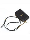 Gaby Quilted Lambskin Chain Cross Bag Black - SAINT LAURENT - BALAAN 3