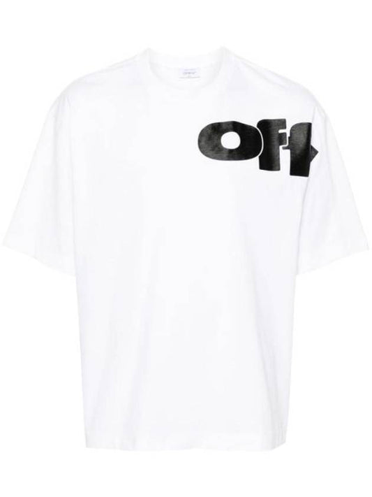 short sleeve t shirt OMAA120F24JER00G 0110 - OFF WHITE - BALAAN 1