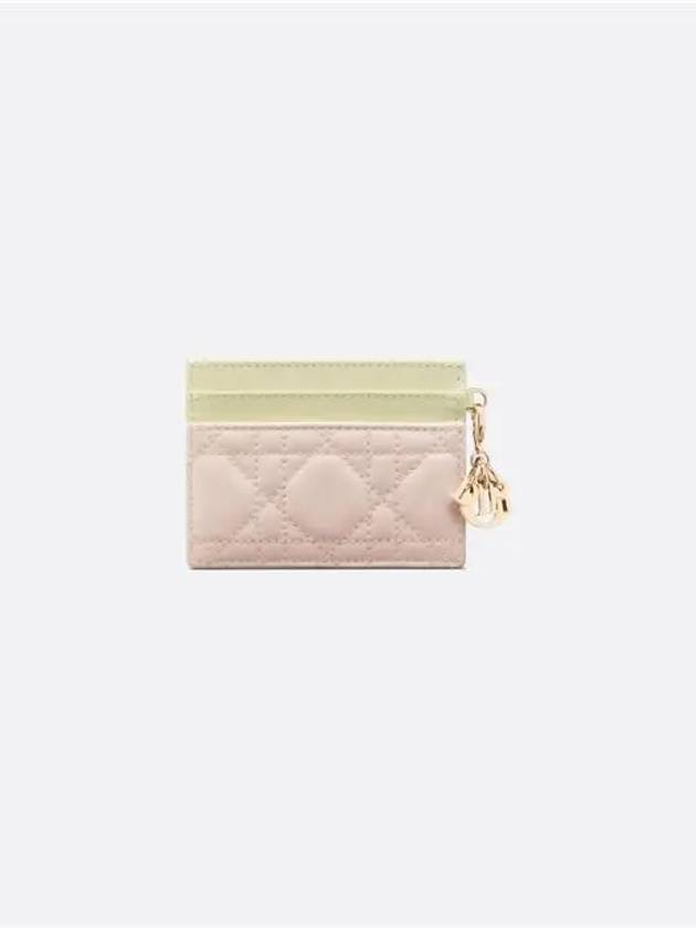 Lady Freesia Card Wallet Pink - DIOR - BALAAN 3