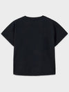 Supima Cotton Lux Crop T-Shirt Black - NOIRER FOR WOMEN - BALAAN 4