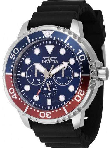 Invicta Pro Diver GMT Date Quartz Blue Dial Pepsi Bezel Men's Watch 47231 - INVICTA - BALAAN 1