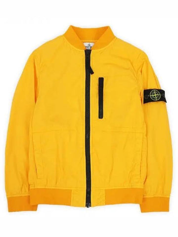 Stone Kids Waffen Patch Zip up Bomber Jacket Orange 781640432 V0033 1063302 - STONE ISLAND - BALAAN 1