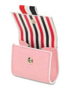 three stripe tab small coin purse pink - THOM BROWNE - BALAAN.