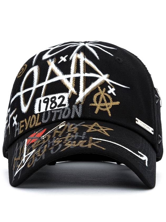 BBD Plate Logo Monster Cap Black - BLACKBLOND - BALAAN 3