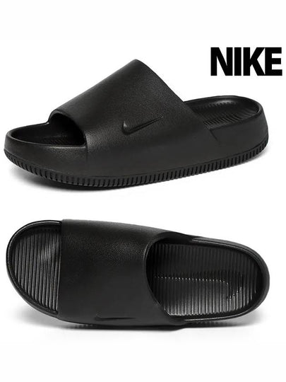 Calm Slide Slippers Black - NIKE - BALAAN 2