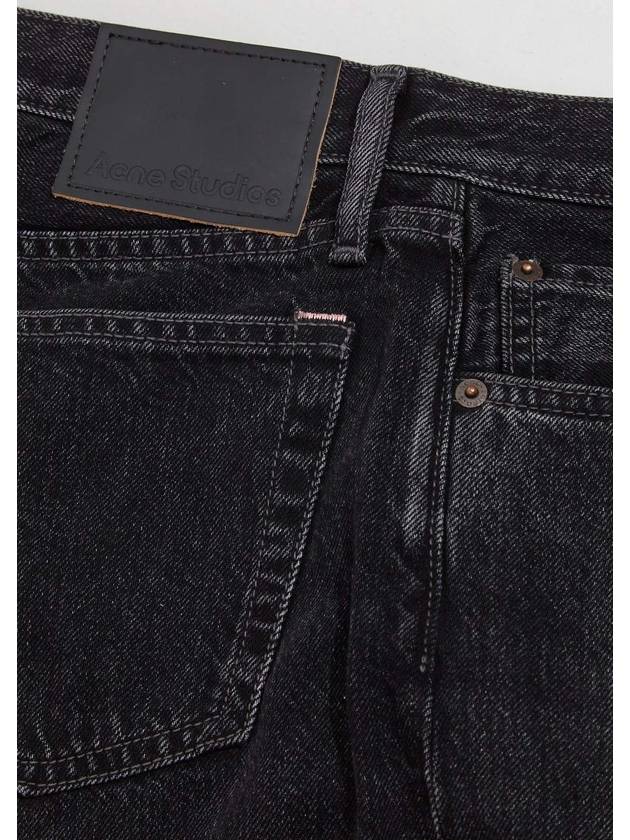 Regular Fit Straight Jeans Black - ACNE STUDIOS - BALAAN 4