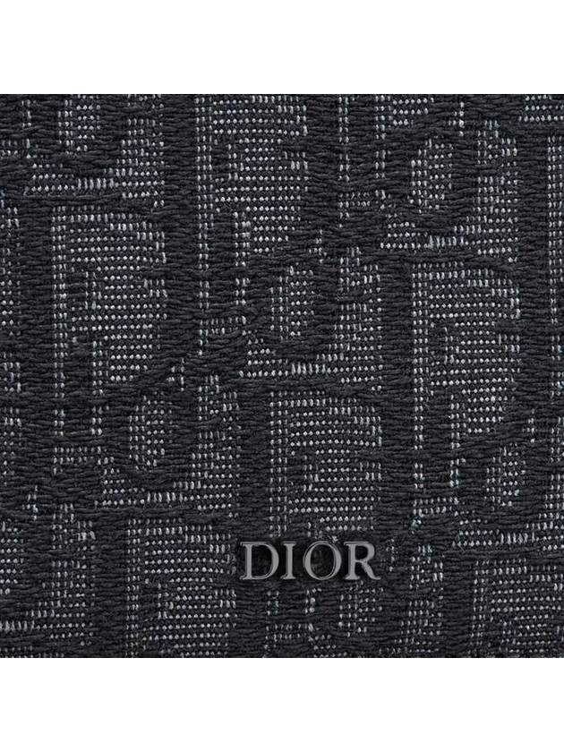 Wallet Black  Oblique Jacquard - DIOR - BALAAN 6