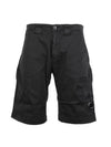 Men's Lens Wappen Bermuda Cargo Shorts Black - CP COMPANY - BALAAN 1