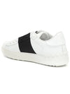 Logo Hidden Strap Low Top Sneakers White Black - VALENTINO - BALAAN 6