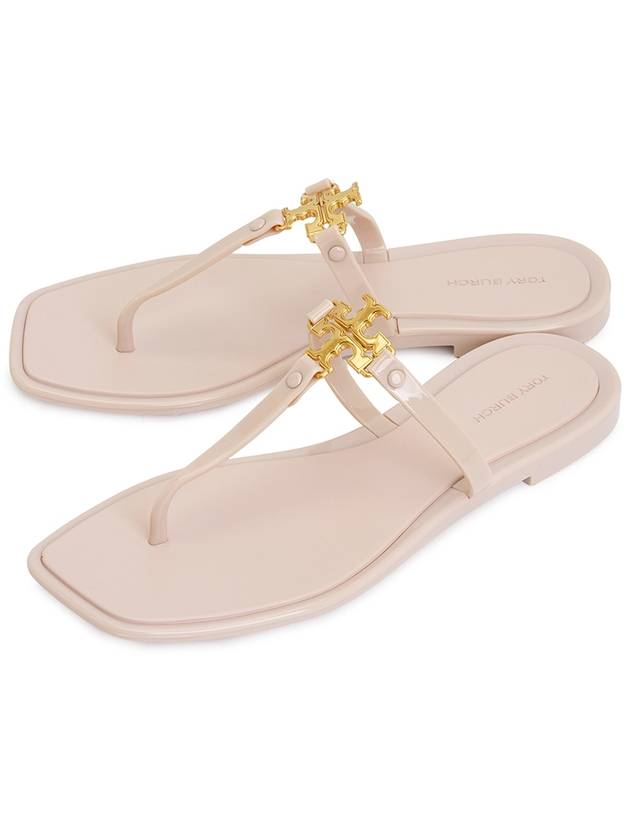 Roxanne Jelly Logo Flip Flops Meadowsweet - TORY BURCH - BALAAN 2