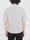 Fragile Printed Cotton Short Sleeve Shirt White Black - MAISON MARGIELA - BALAAN 4