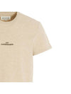 Reverse Logo Short Sleeve T-Shirt Beige - MAISON MARGIELA - BALAAN 4