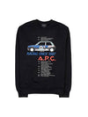 Mac Racing Car Sweatshirt Black - A.P.C. - BALAAN 1