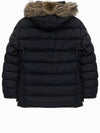 Cluny Long Down Jacket Black - MONCLER - BALAAN 5