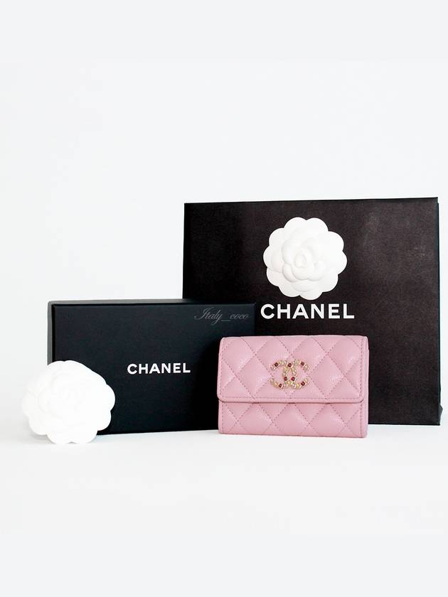 Classic snap card wallet pink - CHANEL - BALAAN 2