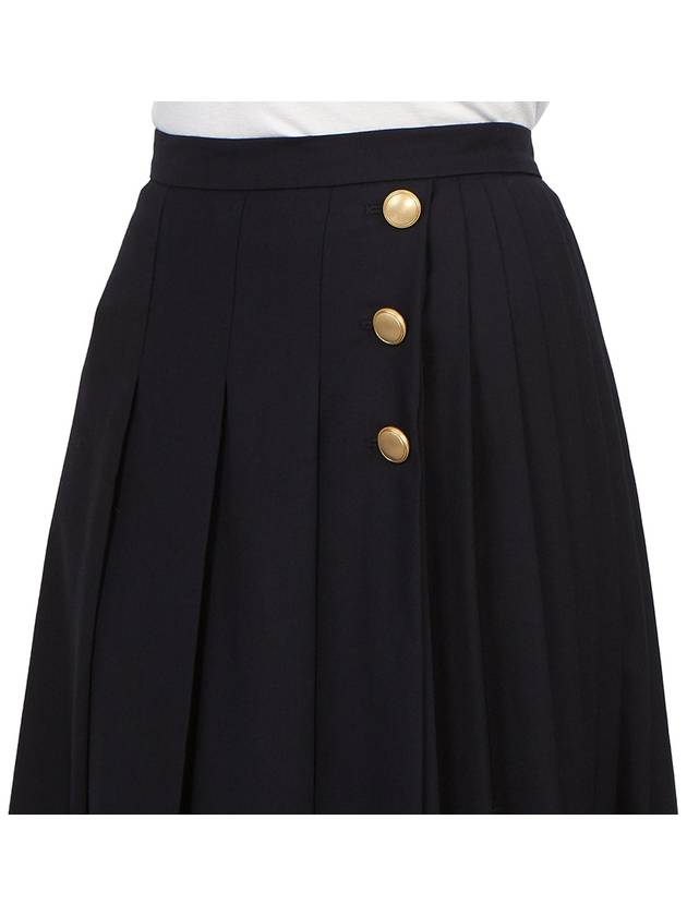 Renna Pleated Skirt Black - MAX MARA - BALAAN 11